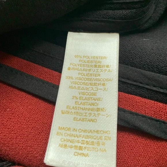 Kate spade red black dress sz 00 XS S keyhole back cute - Picture 5 of 11